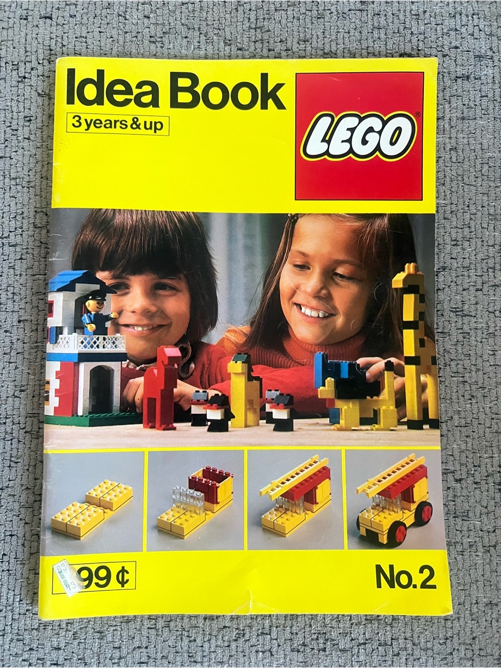 LEGO Idea Book No.2 Yellow Cover with Colorful Builds